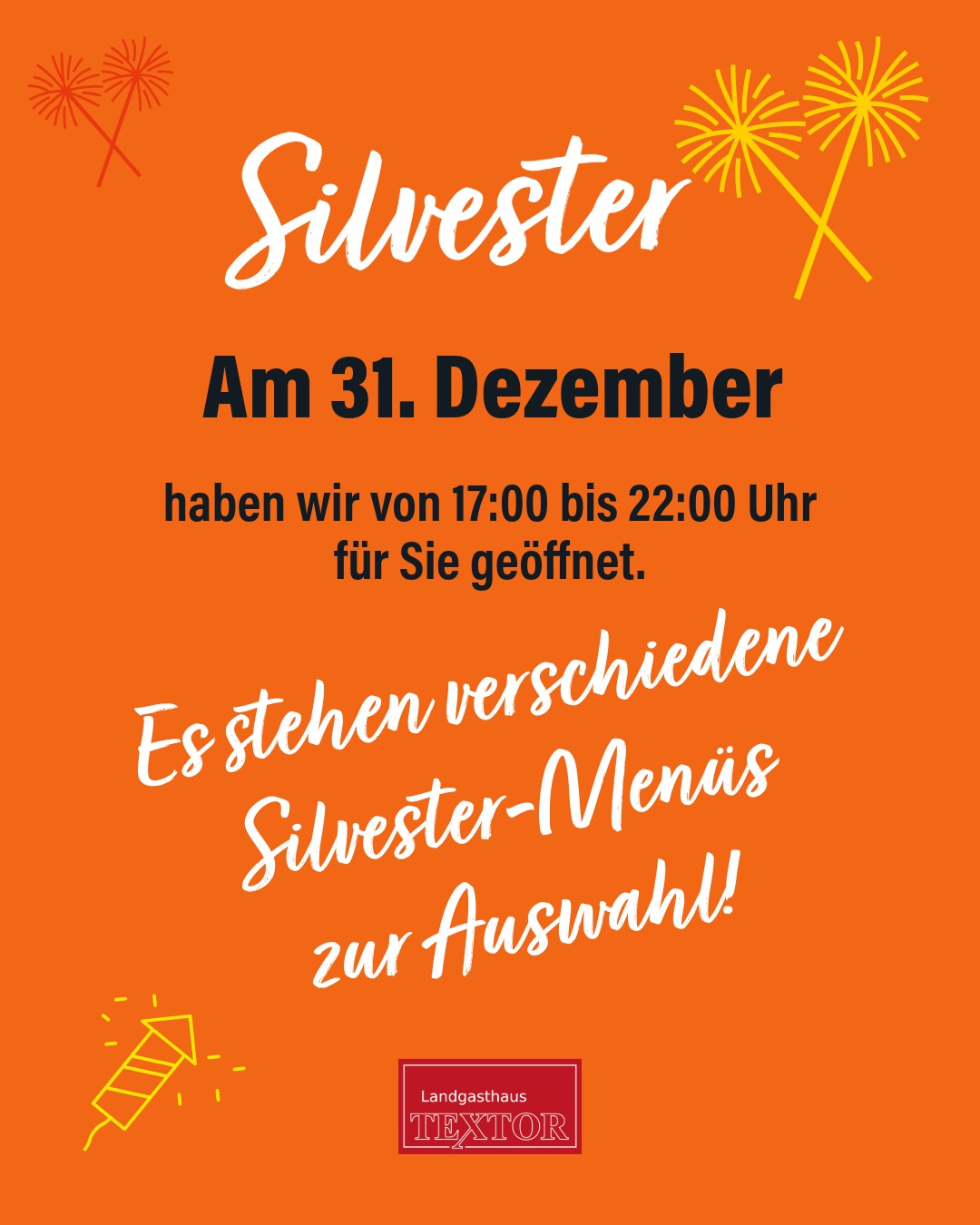Landgasthaus Textor Programm Herbst / Winter